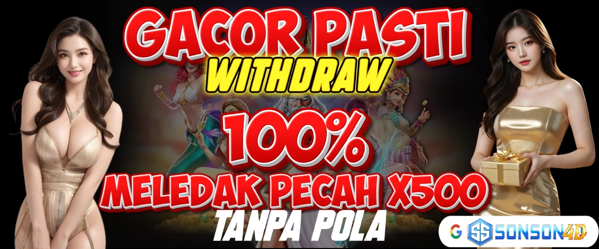 SONSON4D : Situs Slot Online Gacor x500 Resmi Panduan Jackpot Maxwin Hari Ini